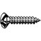DIN7973 Slotted raised countersunk tapping screw Stainless steel A2